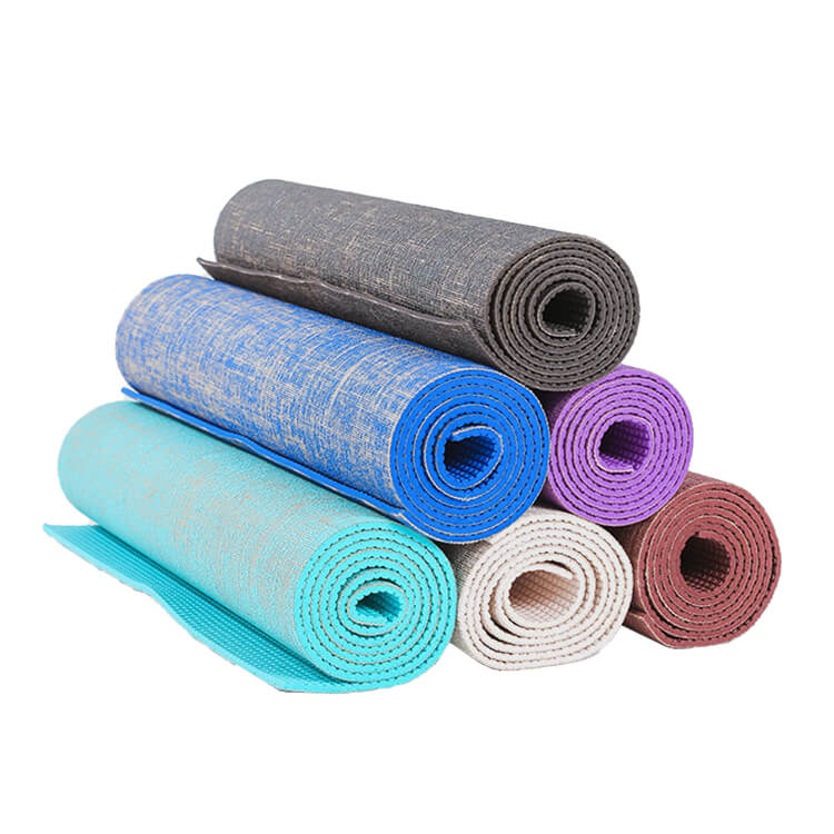 Hennep + PVC Yoga Mat