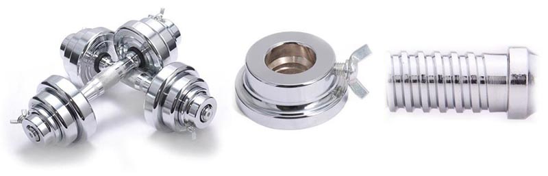 Fitness staal vergulde halter gratis barbell Fitness staal vergulde halter gratis barbell