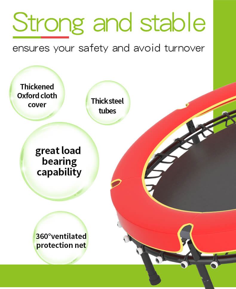 55 inch ronde trampoline met behuizing net