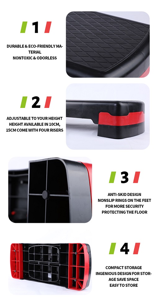 Verstelbaar stappenplatform Verstelbaar stappenplatform