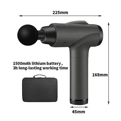 LED Touchscreen Massagepistool
