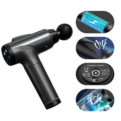 LED Touchscreen Massagepistool