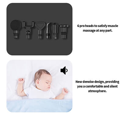 LED Touchscreen Massagepistool