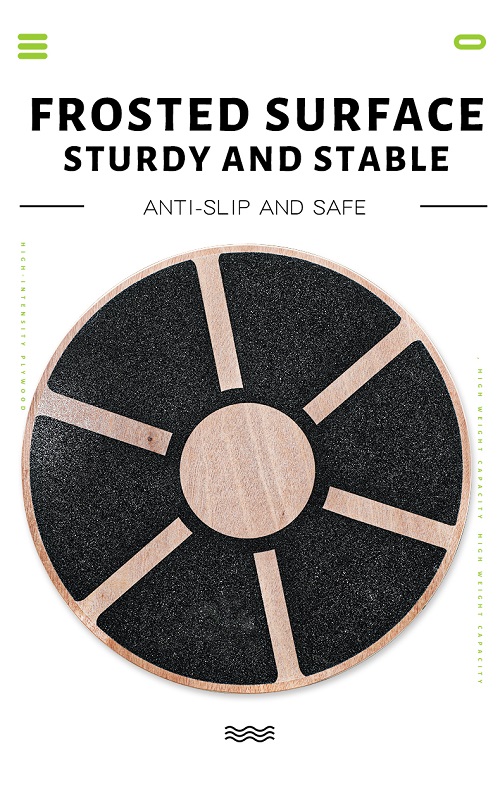 Balans Training Wooden Wobble Balance Board