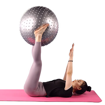 PVC Yoga Ball met massagepunten PVC Yoga Ball met massagepunten