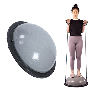 Bosu -bal met weerstandsbanden