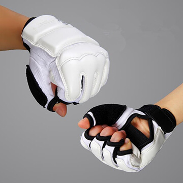 Halve vingers bokshandschoenen / taekwondo -handschoenen
