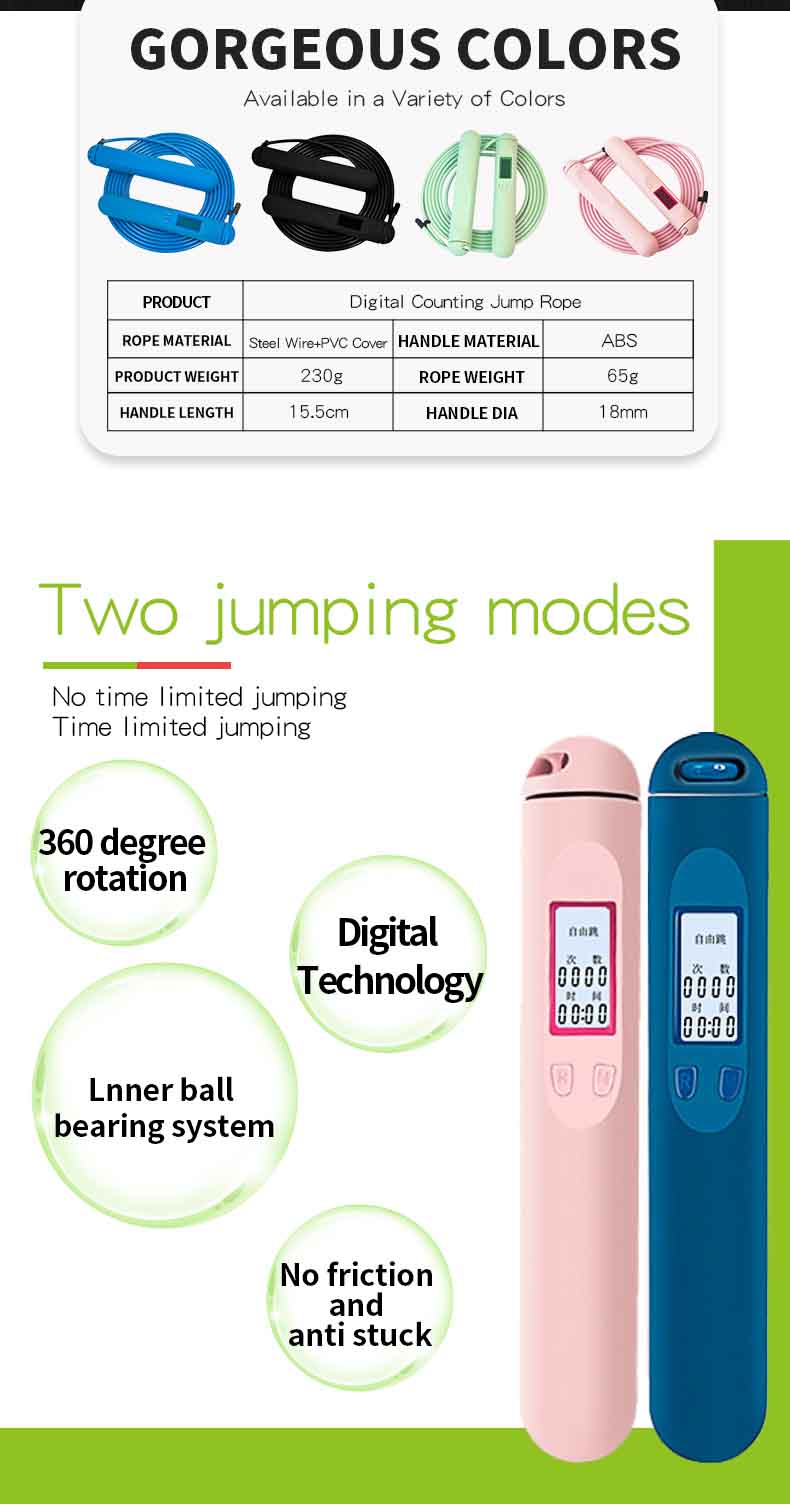 Macaron gekleurde telling jump touw leverancier