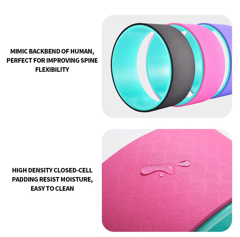 PC TPE Yoga Wheel Leverancier