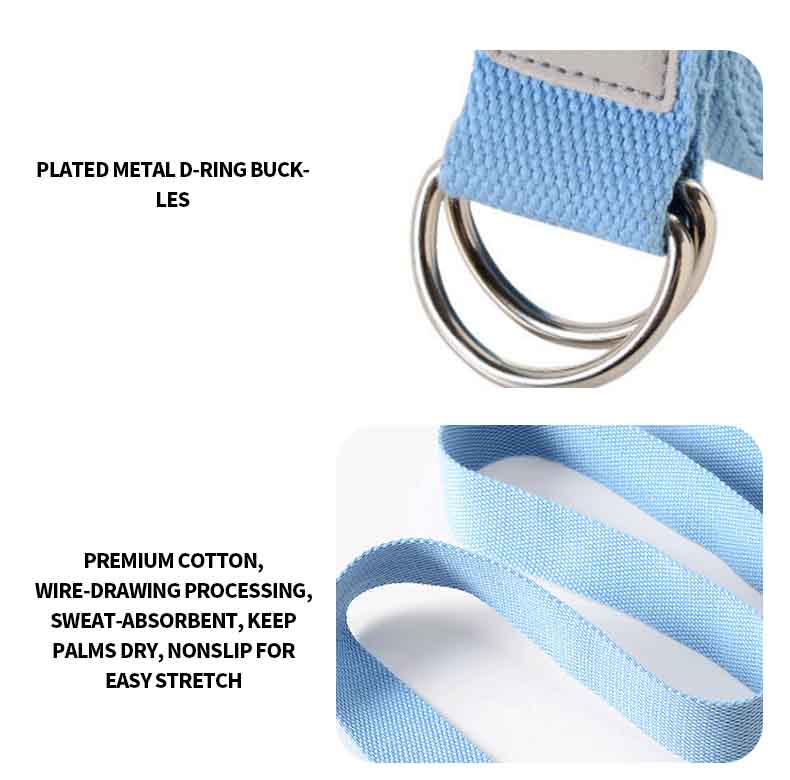 Groothandel niet-elastische yogastrap/stretchband met gesp Groothandel niet-elastische yogastrap/stretchband met gesp