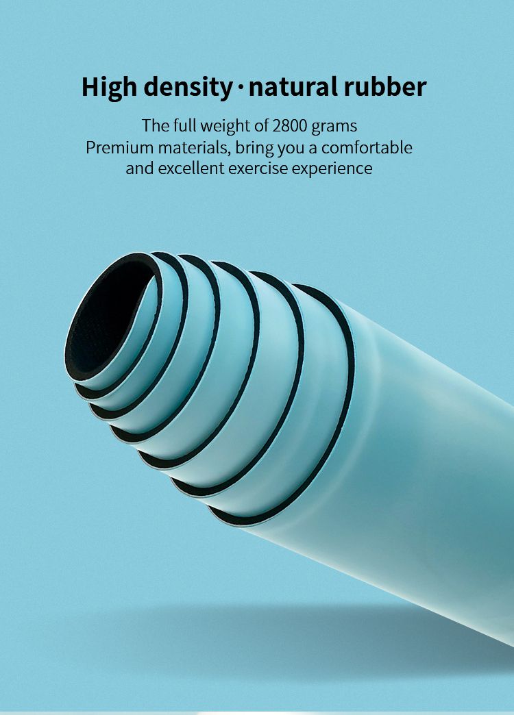 Kleurrijke natuurrubber yogamat