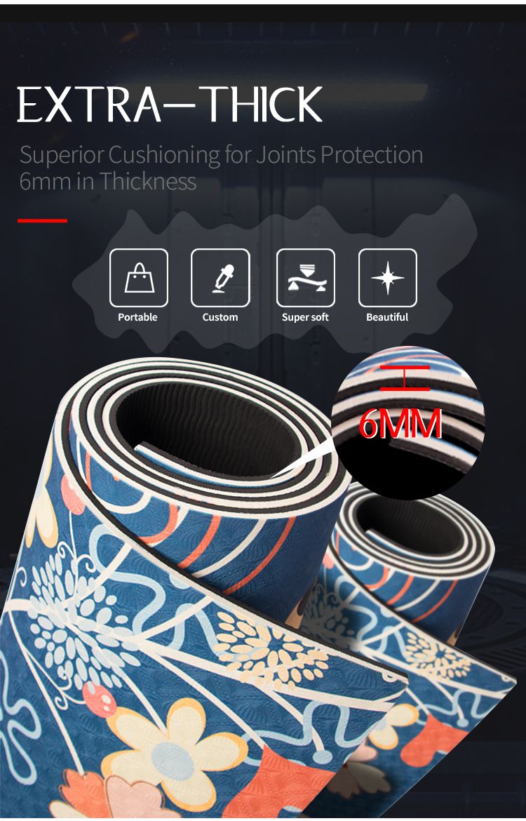 TPE Gedrukte yogamat TPE Gedrukte yogamat