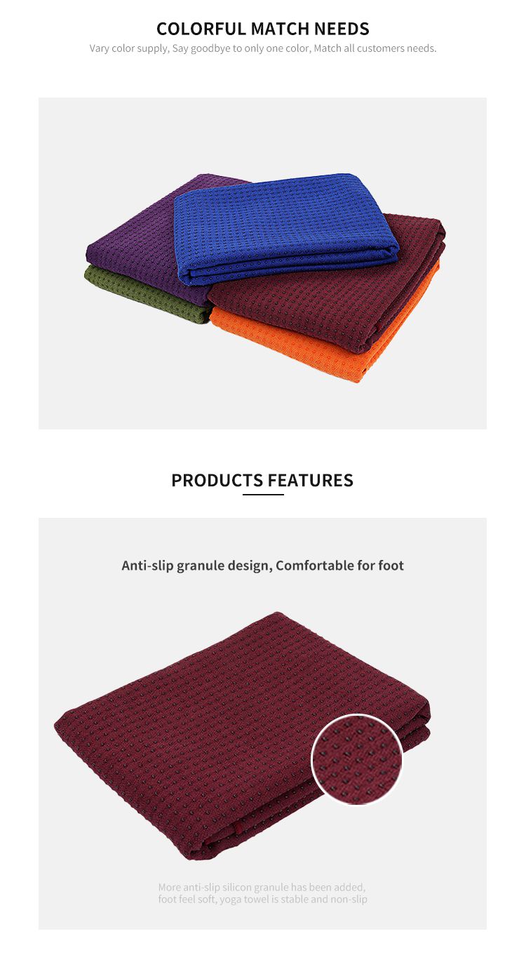Niet-slip yoga handdoek Niet-slip yoga handdoek