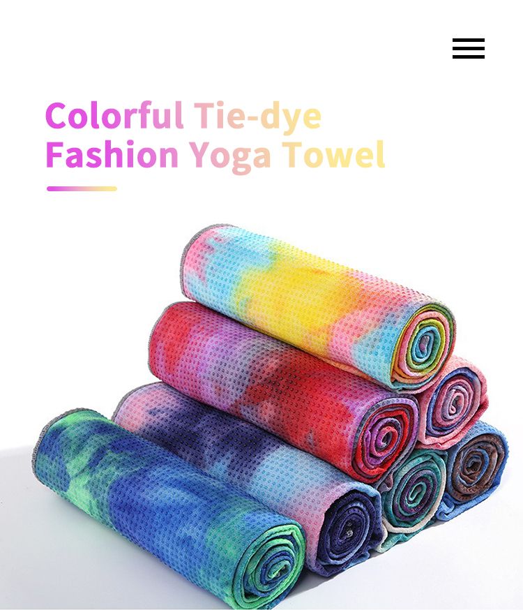Tie-dye yoga handdoek Tie-dye yoga handdoek
