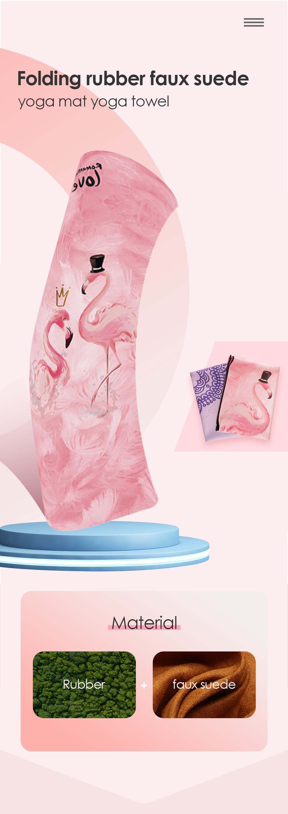 Opvouwbare yogamat Opvouwbare yogamat