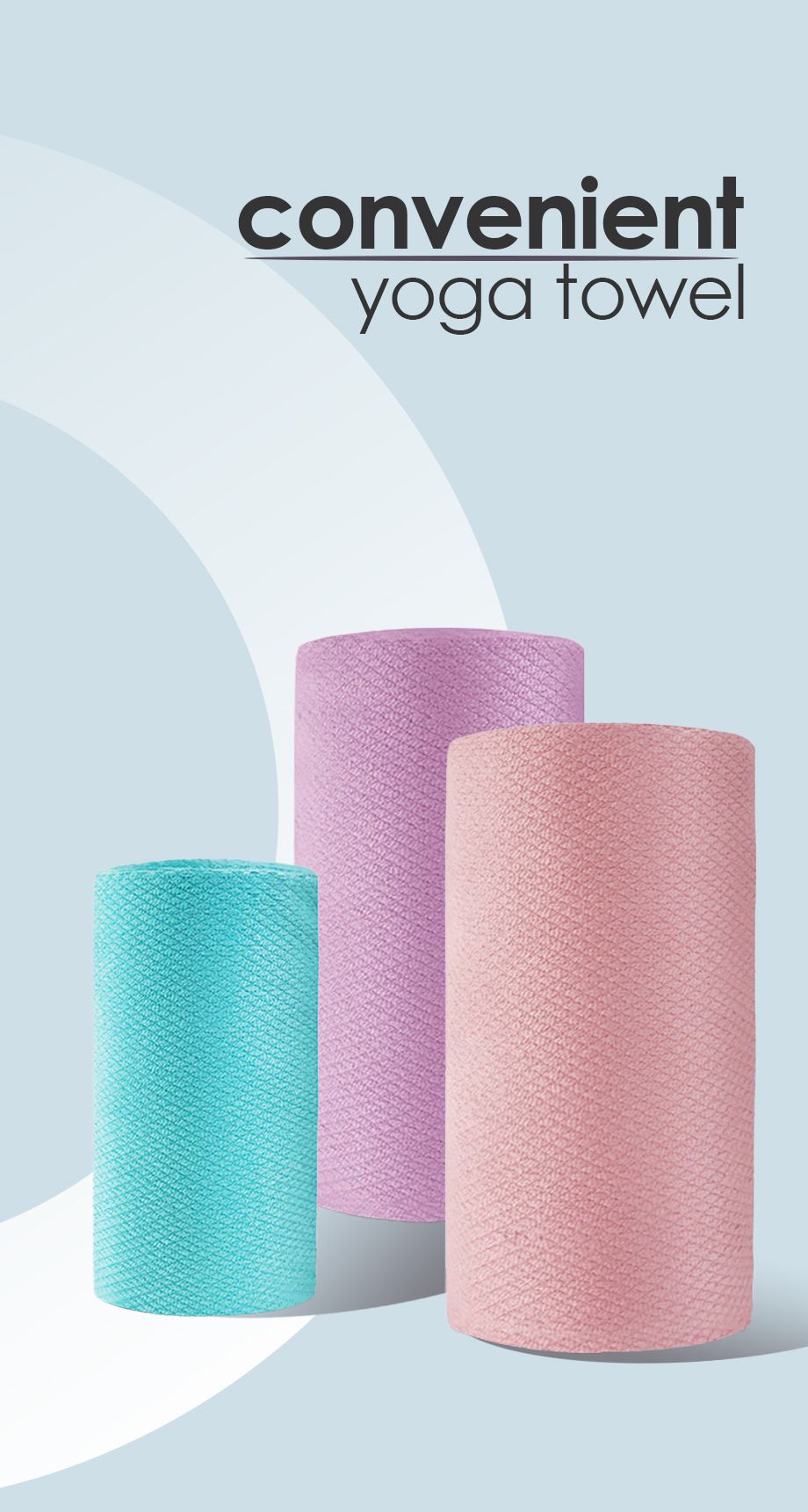 Handige yoga -handdoek Handige yoga -handdoek