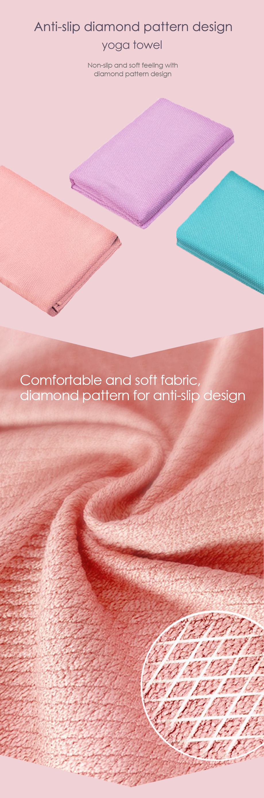 Handige yoga -handdoek Handige yoga -handdoek