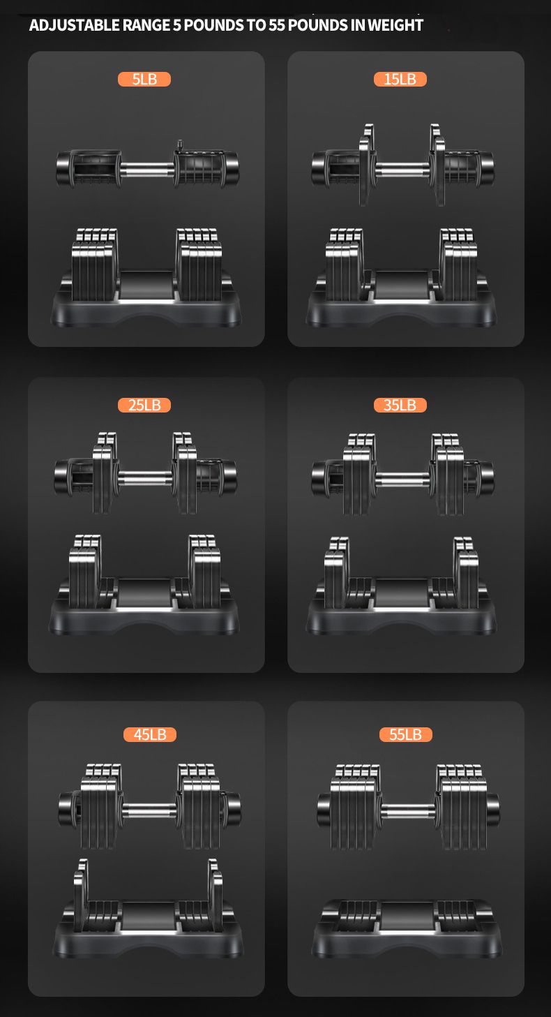 Groothandel 55lb/25kg verstelbare halters
