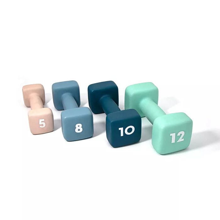 Groothandel dames kleur neopreen gietijzeren vierkant halters Groothandel dames kleur neopreen gietijzeren vierkant halters