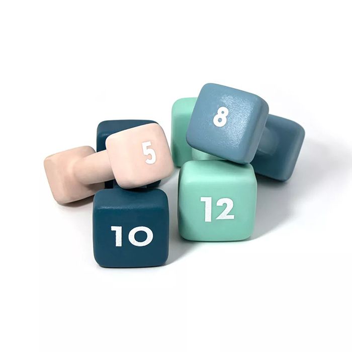 Groothandel dames kleur neopreen gietijzeren vierkant halters Groothandel dames kleur neopreen gietijzeren vierkant halters