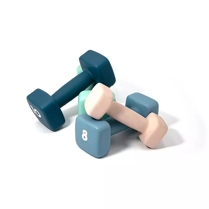 Groothandel dames kleur neopreen gietijzeren vierkant halters Groothandel dames kleur neopreen gietijzeren vierkant halters