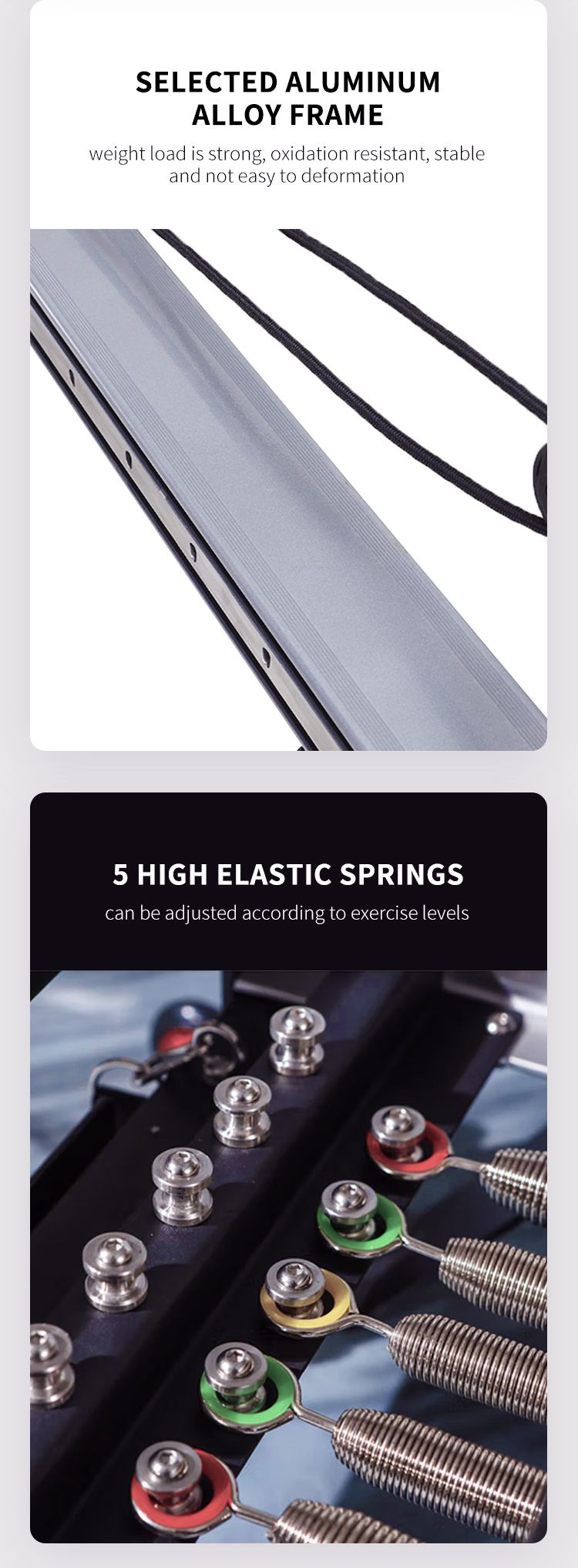 Aluminium legering Pilates kernbed