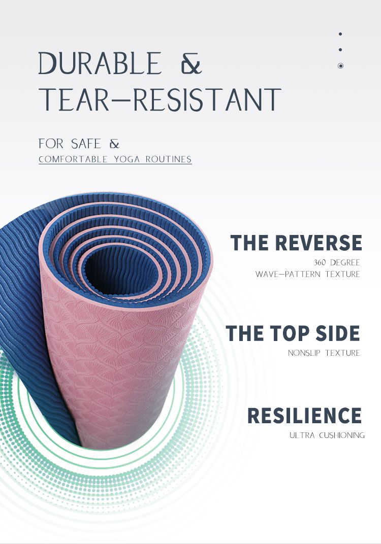 Dubbele laag tpe yogamat