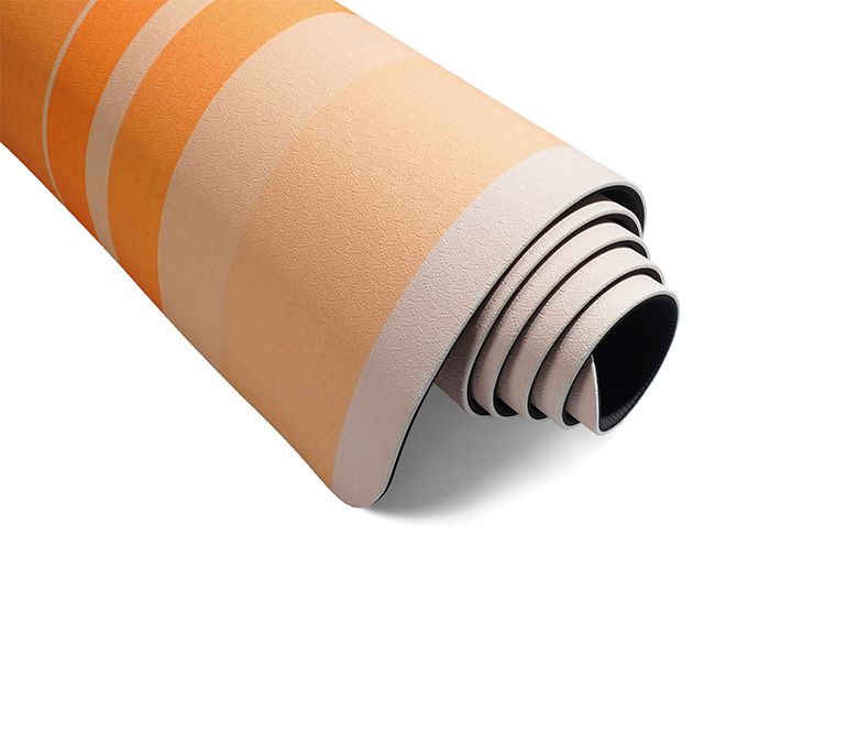 Suede oppervlakte rubber yoga mat