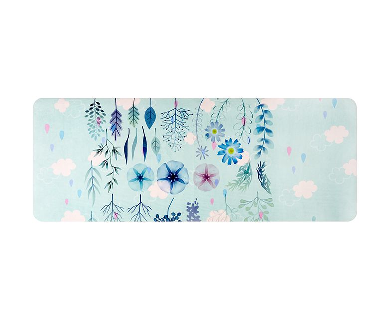 Suede oppervlakte rubber yoga mat