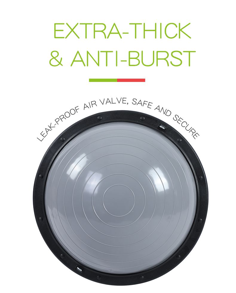 Bosu -bal met weerstandsbanden