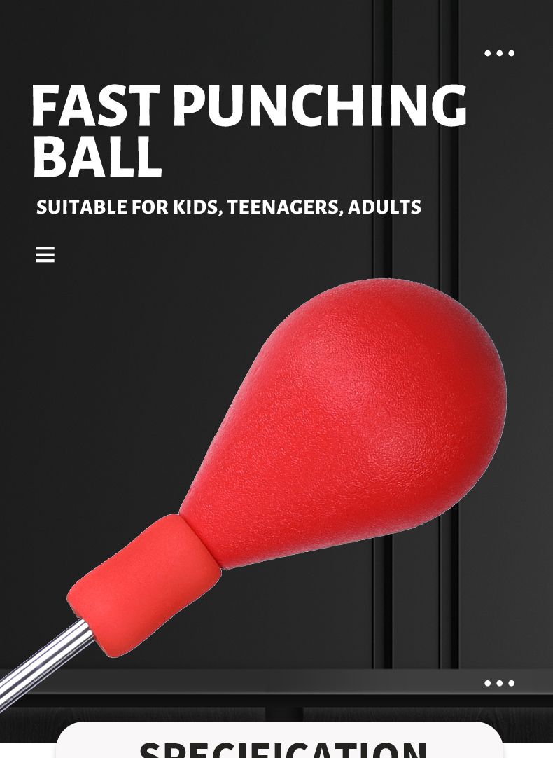 Staande bokszak boksreflextas Staande bokszak boksreflextas