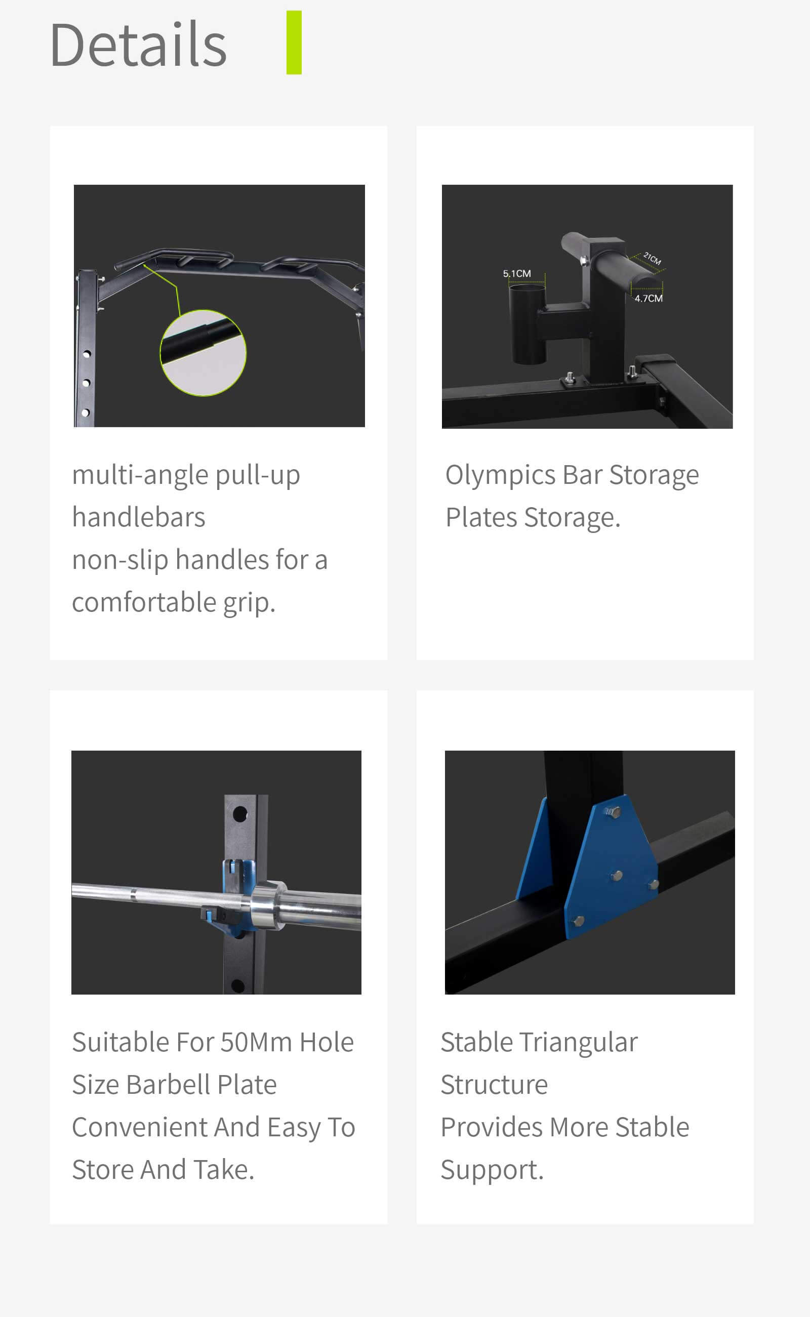 Multifunctioneel half-frame squat rack Multifunctioneel half-frame squat rack