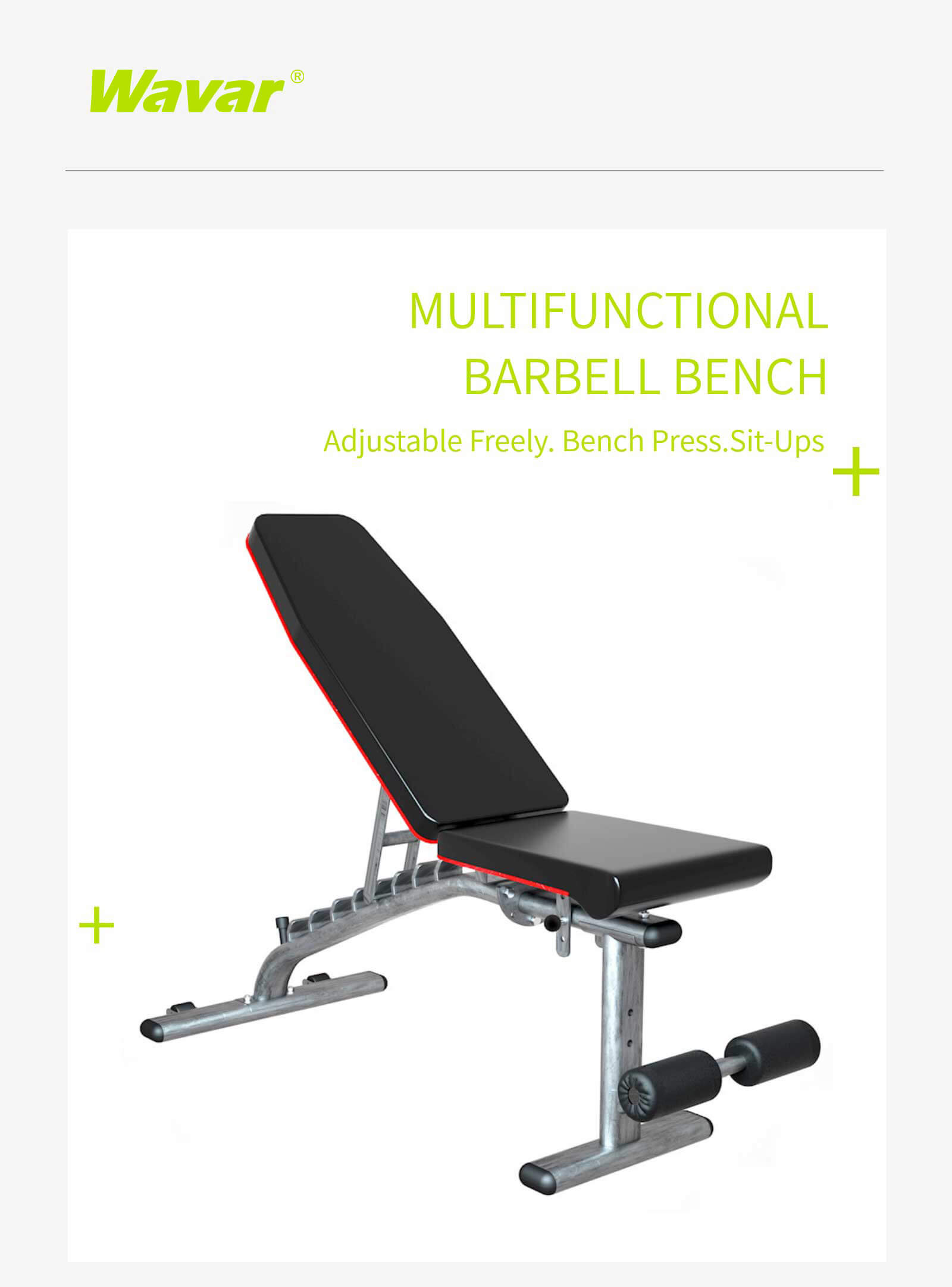 Verstelbare gewichtsbank