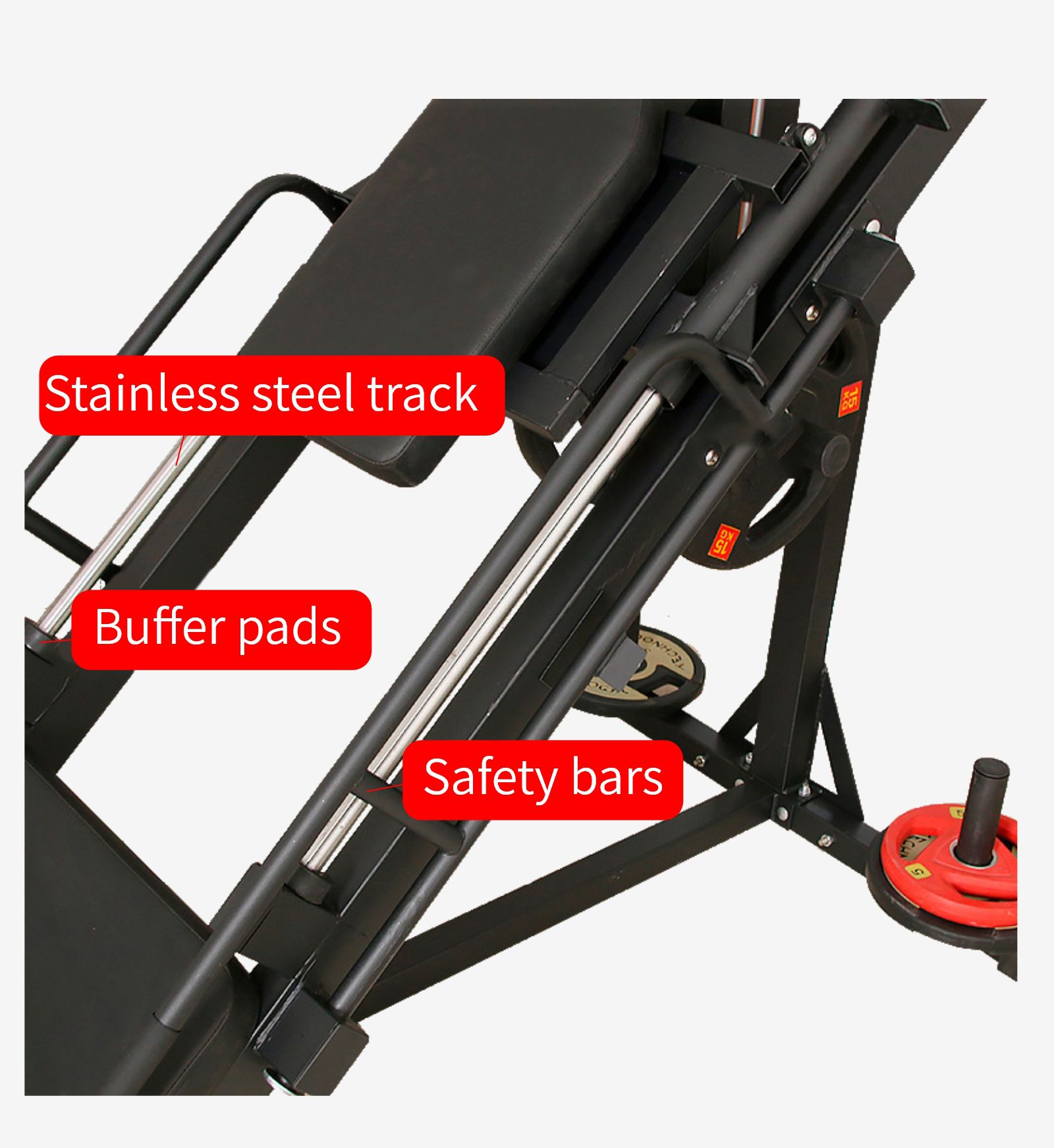 Dubbele functionele beenpersmachine Dubbele functionele beenpersmachine