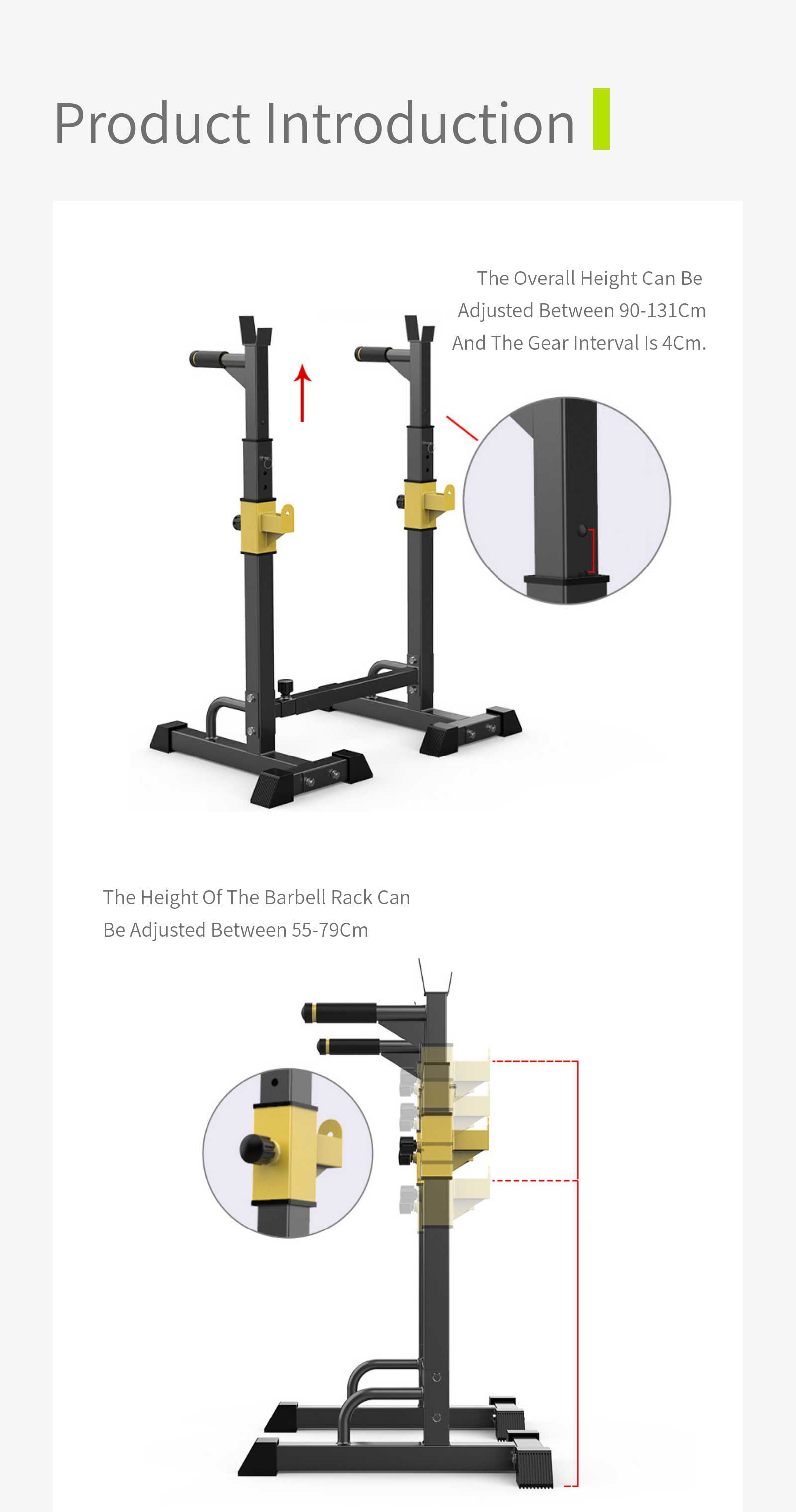 Multifunctioneel squat -rek Multifunctioneel squat -rek
