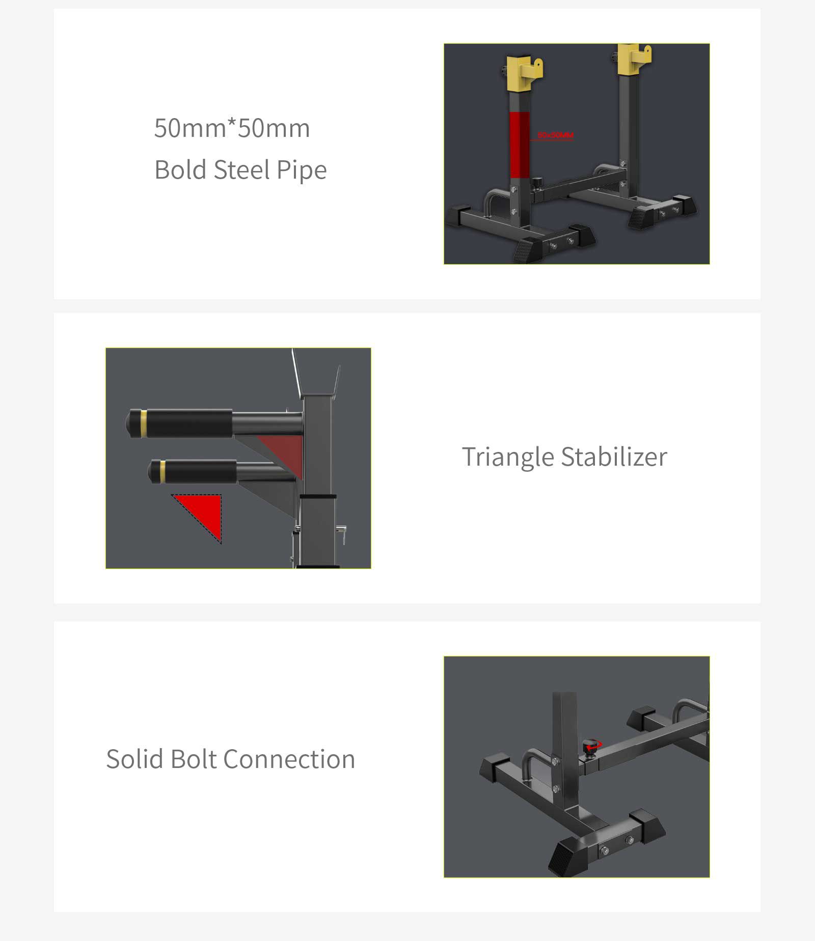 Multifunctioneel squat -rek Multifunctioneel squat -rek