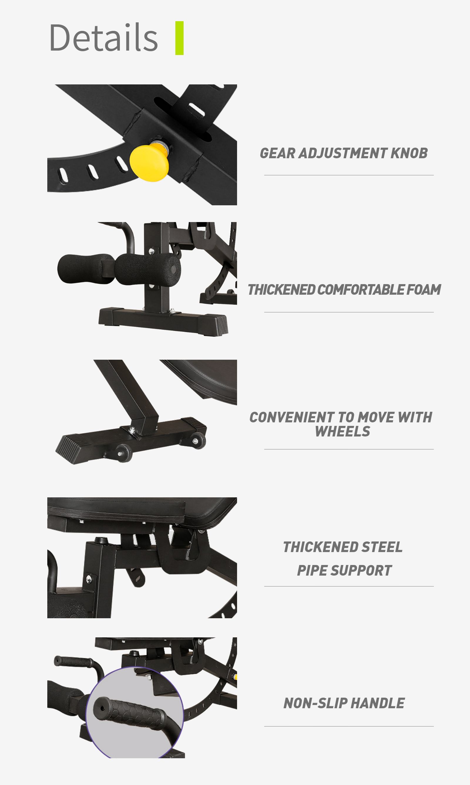 Multifunctionele halterbank Multifunctionele halterbank