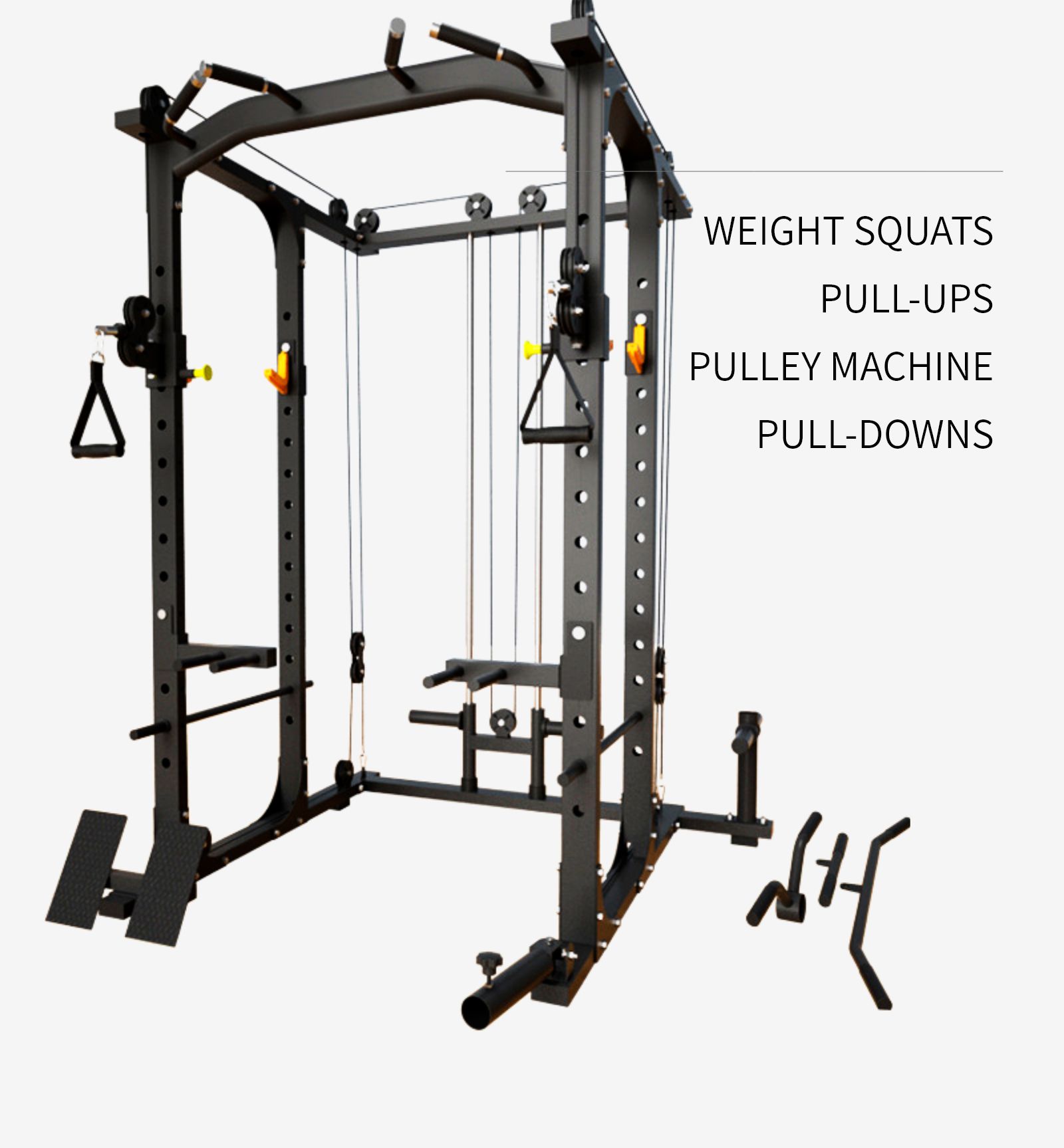 Multifunctionele squats frame poelie machine Multifunctionele squats frame poelie machine