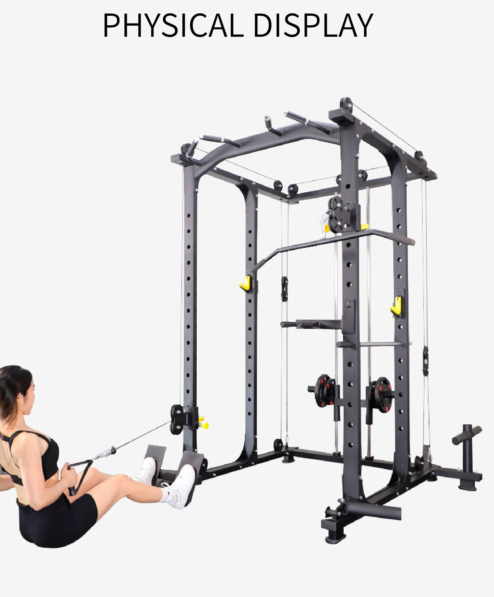 Multifunctionele squats frame poelie machine Multifunctionele squats frame poelie machine