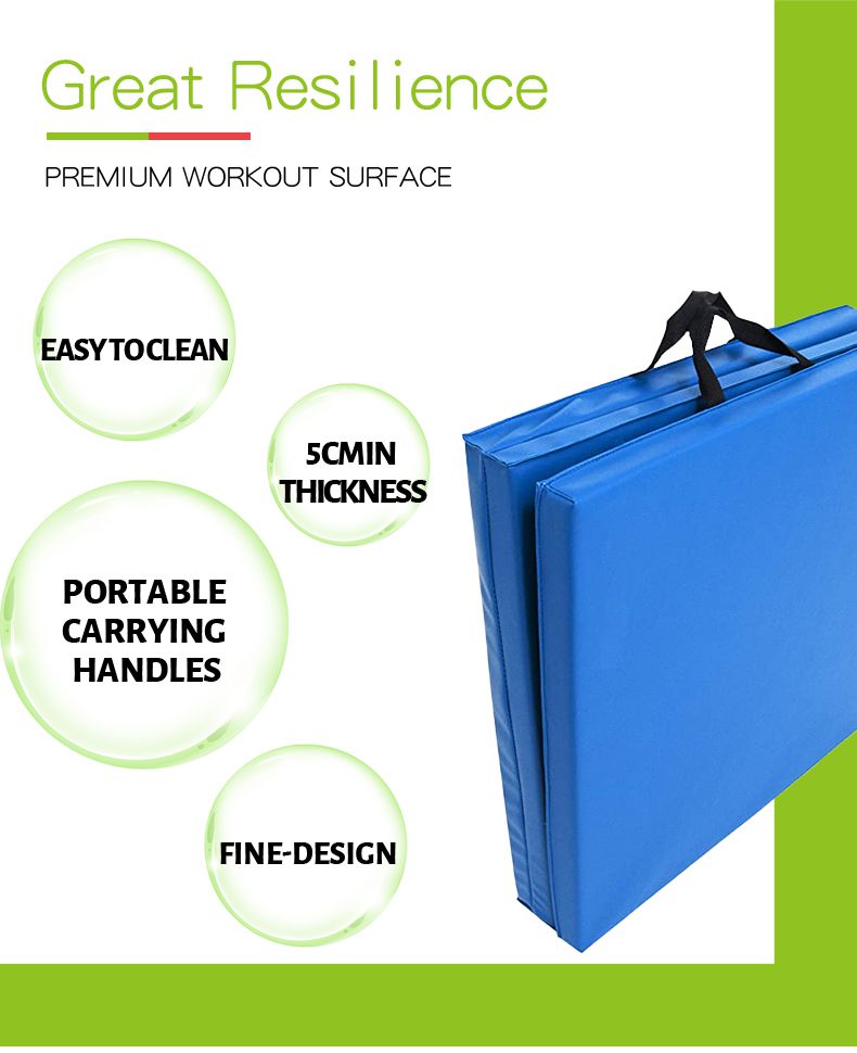Opvouwbare verdikte gymnastiek trainingsmat Opvouwbare verdikte gymnastiek trainingsmat