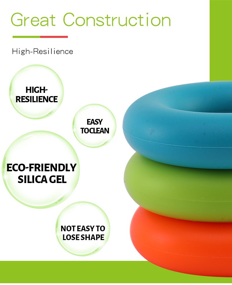 Gemakkelijk dragen siliciumrubber handgreep ringsterkte trainer