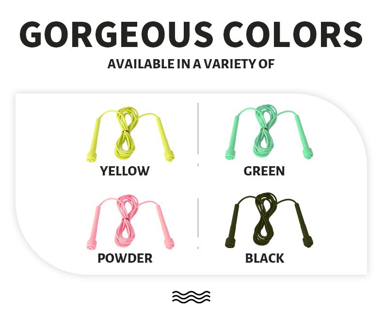 Verstelbaar PVC-springtouw met niet-slip handgrepen