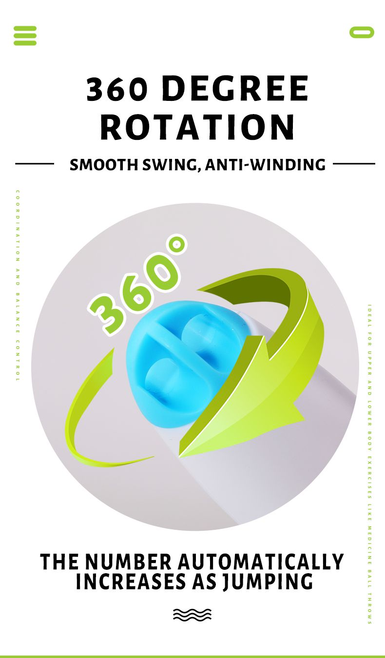 Mechanisch tellen Skipping touw visvormige handgreep tellen springtouw Mechanisch tellen Skipping touw visvormige handgreep tellen springtouw