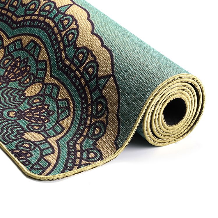 Niet-slip jute natuurrubber eco yoga mat Niet-slip jute natuurrubber eco yoga mat