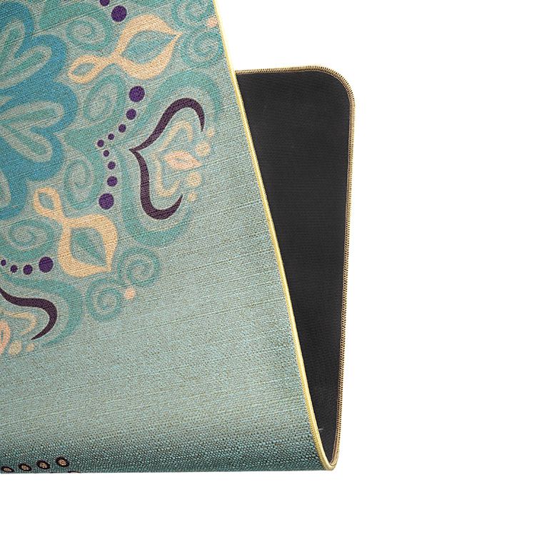 Niet-slip jute natuurrubber eco yoga mat Niet-slip jute natuurrubber eco yoga mat