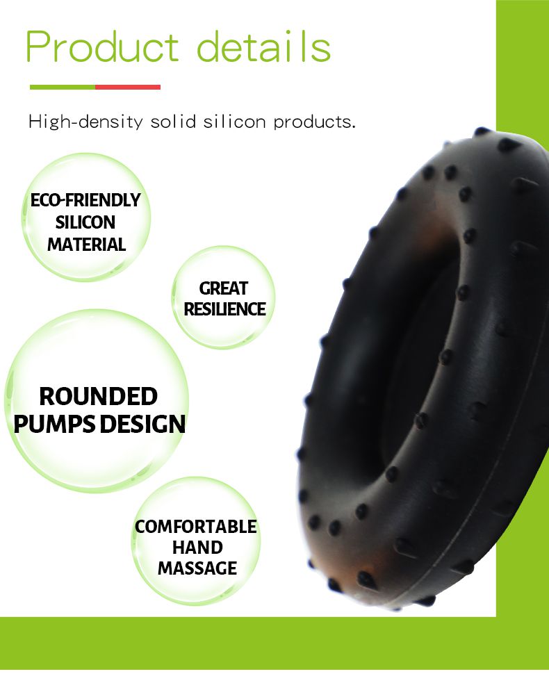 Rubberen Tennikoit Hand Grip Trainer Ring