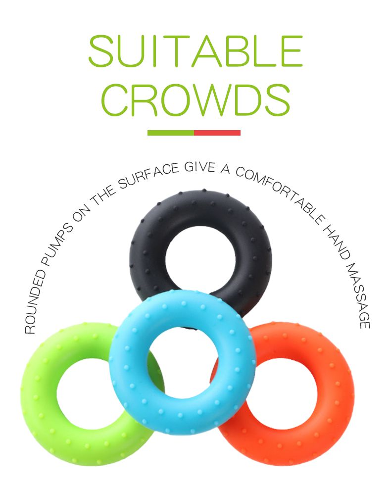 Rubberen Tennikoit Hand Grip Trainer Ring