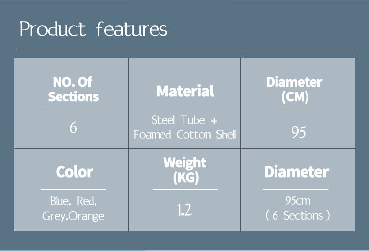 Gewogen hula -hoepel met stootmassage Gewogen hula -hoepel met stootmassage