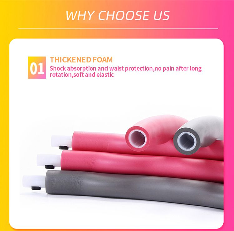 PVC geschuimde katoenen afneembare hula -hoepel PVC geschuimde katoenen afneembare hula -hoepel