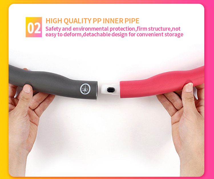 PVC geschuimde katoenen afneembare hula -hoepel PVC geschuimde katoenen afneembare hula -hoepel